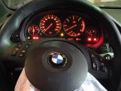 BMW 530 D siniestrado. 